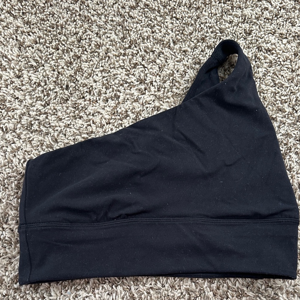 Lululemon align asymmetrical bra black size 8